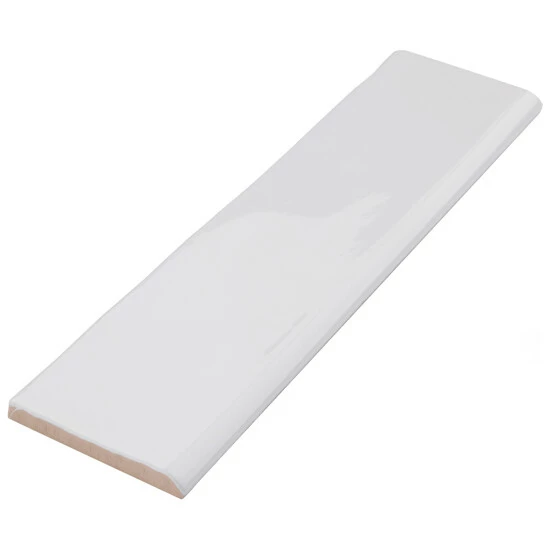 Wholesale π Merola Tile Chester Bianco Zocalo 3" X 12" Ceramic Subway Wall Trim Tile - (1 Tile) β - Image 2