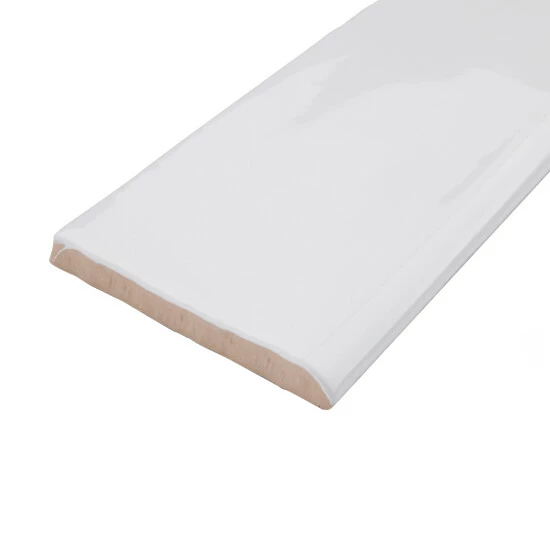 Wholesale π Merola Tile Chester Bianco Zocalo 3" X 12" Ceramic Subway Wall Trim Tile - (1 Tile) β - Image 3