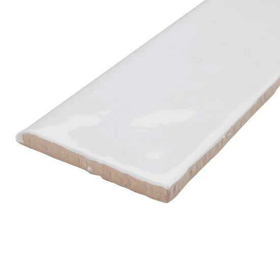 Wholesale π Merola Tile Chester Bianco Zocalo 3" X 12" Ceramic Subway Wall Trim Tile - (1 Tile) β - Image 4