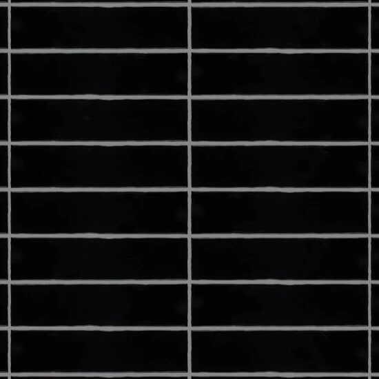 Best Pirce π Merola Tile Castillo Black 3" X 12" Ceramic Wall Tile - Sample (3" X 12") π - Image 7
